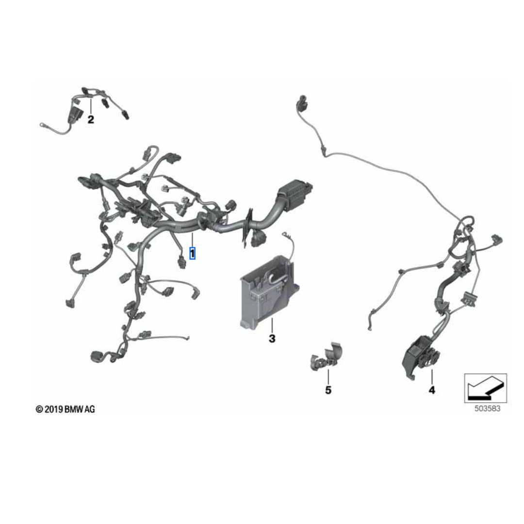 Kabelbaum Motor Injektormodul